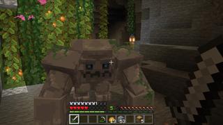 Screenshot of the Minecraft Bedrock Marketplace product Golem Island created by Yeggs.