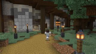 Screenshot of the Minecraft Bedrock Marketplace product Golem Island created by Yeggs.