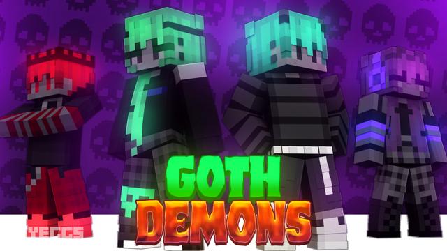 Thumbnail of the Minecraft Bedrock Marketplace product Goth Demons created by Yeggs.