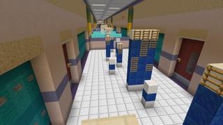Screenshot of the Minecraft Bedrock Marketplace product High School Parkour created by Yeggs.