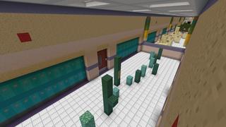Screenshot of the Minecraft Bedrock Marketplace product High School Parkour created by Yeggs.