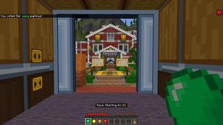 Screenshot of the Minecraft Bedrock Marketplace product High School Parkour created by Yeggs.