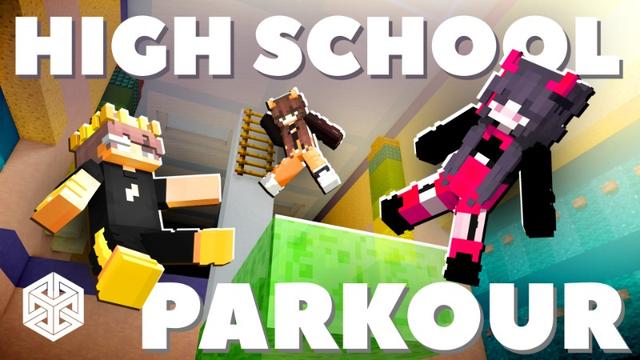 Thumbnail of the Minecraft Bedrock Marketplace product High School Parkour created by Yeggs.
