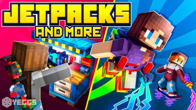 Thumbnail of the Minecraft Bedrock Marketplace product Jetpacks and More created by Yeggs.