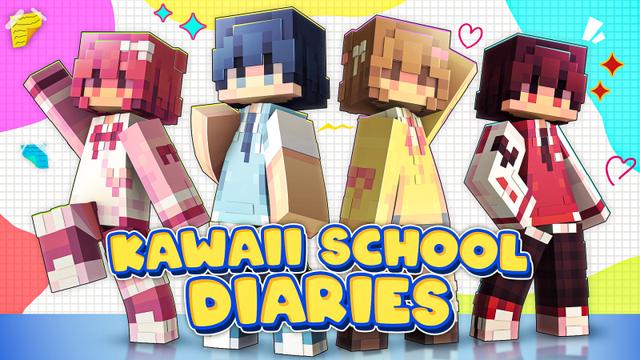 Thumbnail of the Minecraft Bedrock Marketplace product Kawaii School Diaries created by Yeggs.