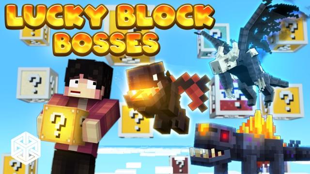 Thumbnail of the Minecraft Bedrock Marketplace product Lucky Block Bosses created by Yeggs.