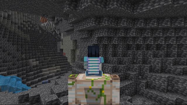 Screenshot of the Minecraft Bedrock Marketplace product Mob Masks created by Yeggs.