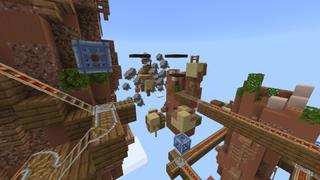Screenshot of the Minecraft Bedrock Marketplace product Parkour Universe created by Yeggs.