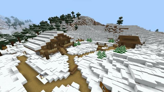 Screenshot of the Minecraft Bedrock Marketplace product Penguin Adventure created by Yeggs.
