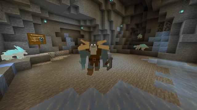 Screenshot of the Minecraft Bedrock Marketplace product Penguin Adventure created by Yeggs.
