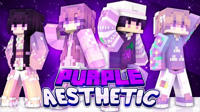 Thumbnail of the Minecraft Bedrock Marketplace product Purple Aesthetic created by Yeggs.