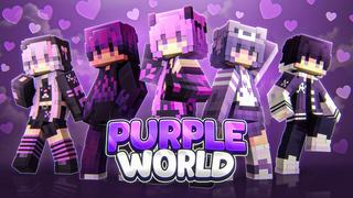 Thumbnail of the Minecraft Bedrock Marketplace product Purple World created by Yeggs.