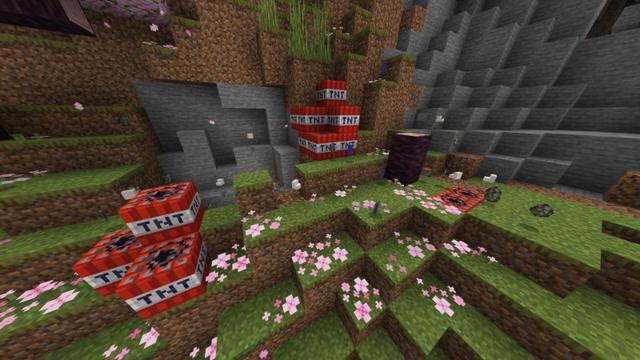 Screenshot of the Minecraft Bedrock Marketplace product Random Loot Drops created by Yeggs.