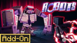 Thumbnail of the Minecraft Bedrock Marketplace product Robots Add-On created by Yeggs.