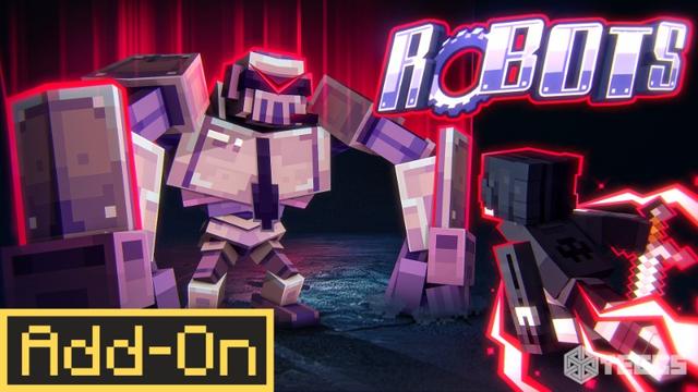 Thumbnail of the Minecraft Bedrock Marketplace product Roboter Add-On created by Yeggs.