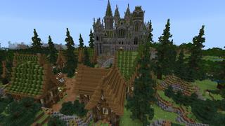Screenshot of the Minecraft Bedrock Marketplace product Shartrude's Manor created by Yeggs.