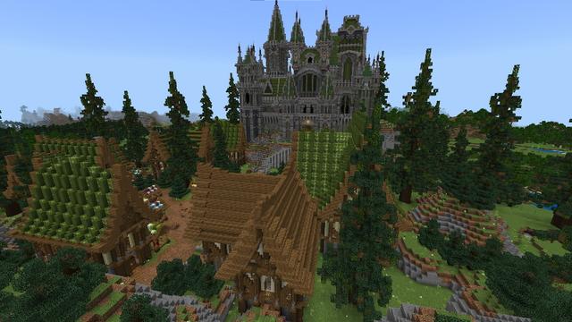 Screenshot of the Minecraft Bedrock Marketplace product Shartrude's Manor created by Yeggs.