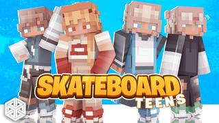 Thumbnail of the Minecraft Bedrock Marketplace product Skateboard Teens created by Yeggs.