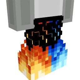 Thumbnail of the Minecraft Bedrock Marketplace product Split Ice Flame Pants created by Yeggs.