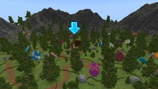 Screenshot of the Minecraft Bedrock Marketplace product Spring Egg Hunt created by Yeggs.
