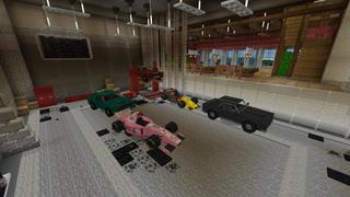 Screenshot of the Minecraft Bedrock Marketplace product Supercar Island created by Yeggs.