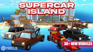 Thumbnail of the Minecraft Bedrock Marketplace product Supercar Island created by Yeggs.