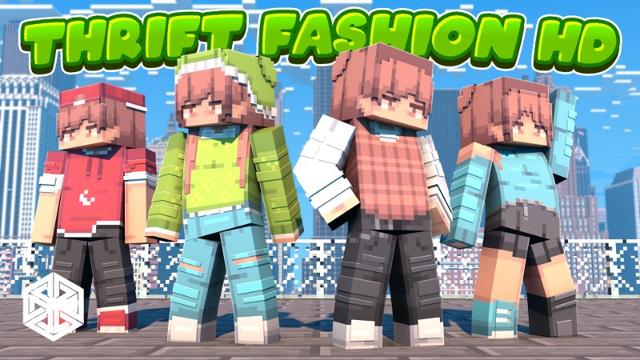 Thumbnail of the Minecraft Bedrock Marketplace product Thrift Fashion HD created by Yeggs.