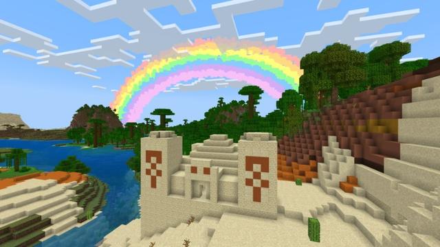 Screenshot of the Minecraft Bedrock Marketplace product Unicorns created by Yeggs.