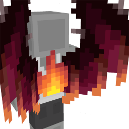 Thumbnail of the Minecraft Bedrock Marketplace product Vampire Fire Wings created by Yeggs.