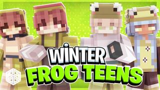 Thumbnail of the Minecraft Bedrock Marketplace product Winter Frog Teens created by Yeggs.
