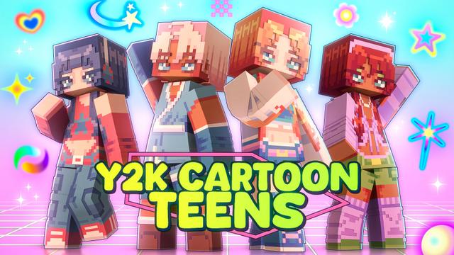 Thumbnail of the Minecraft Bedrock Marketplace product Y2K Cartoon Teens created by Yeggs.