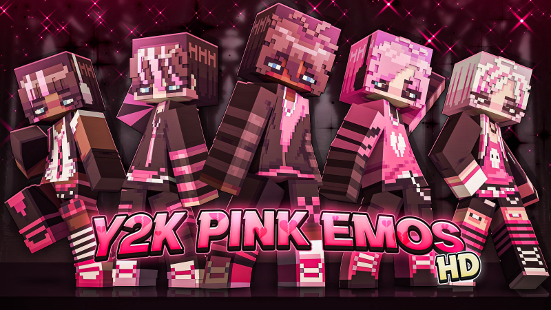 Thumbnail of the Minecraft Bedrock Marketplace product Y2K Pink Emos HD created by Yeggs.