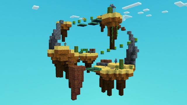Screenshot of the Minecraft Bedrock Marketplace product Platform Parkour created by Zedafox.