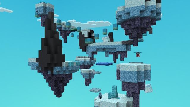 Screenshot of the Minecraft Bedrock Marketplace product Platform Parkour created by Zedafox.