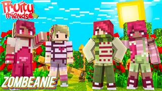 Thumbnail of the Minecraft Bedrock Marketplace product Fruity Friends: Pomegranate created by Zombeanie.