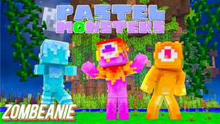 Thumbnail of the Minecraft Bedrock Marketplace product Pastel Monsters created by Zombeanie.