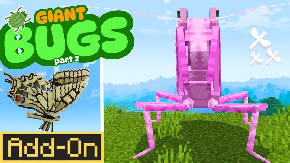 Giant Bugs Add-On by CompyCraft | CHUNK - Minecraft Bedrock Marketplace ...