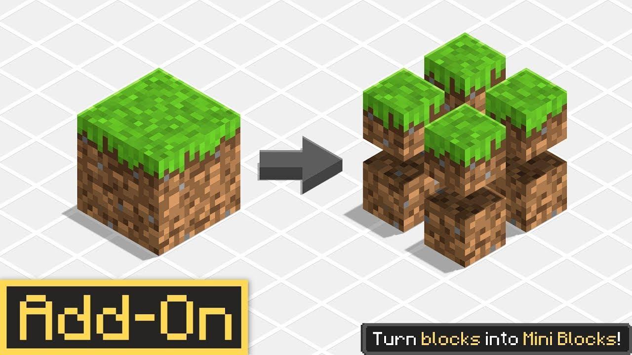 Mini Blocks Add-On by Float Studios | CHUNK - Minecraft Bedrock ...