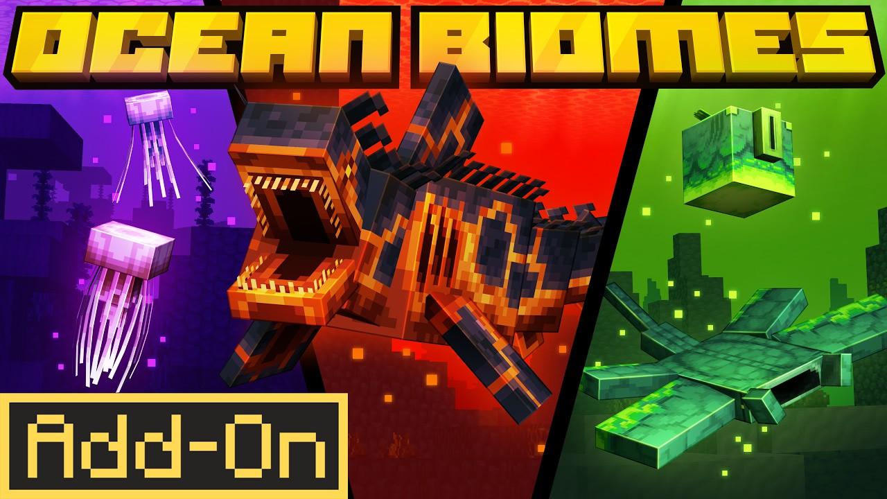 OCEAN BIOMES Add-On by HorizonBlocks | CHUNK - Minecraft Bedrock ...