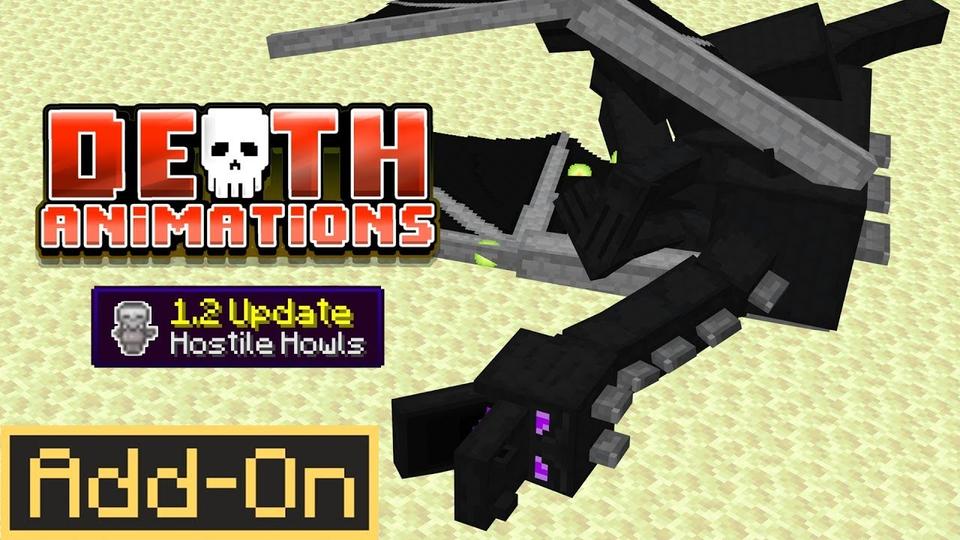 Death Animations Add-On by Logdotzip | CHUNK - Minecraft Bedrock ...