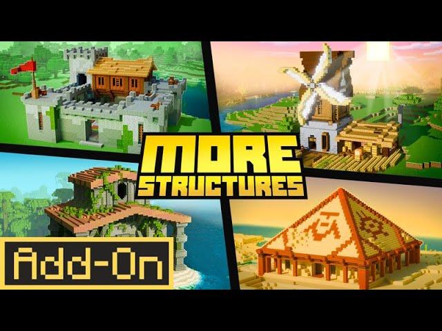 More Structures Add-On by GoE-Craft | CHUNK - Minecraft Bedrock ...
