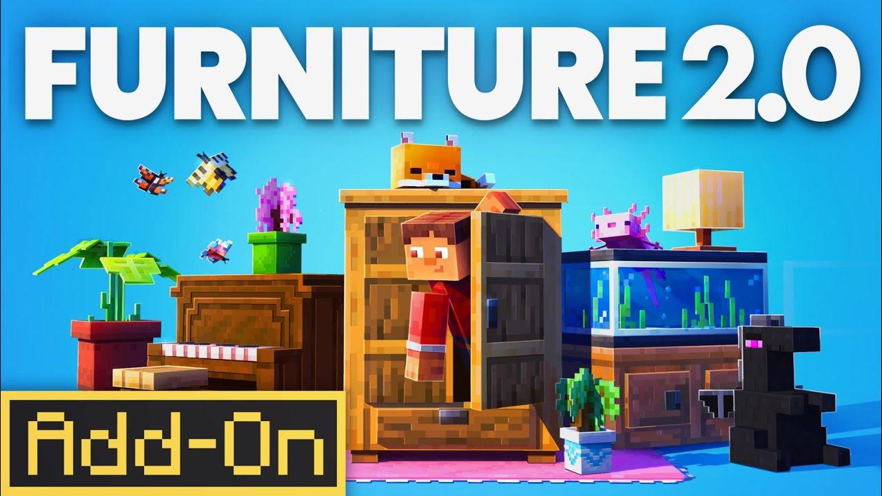 FURNITURE Add-On de XP GAMES | CHUNK - Minecraft Bedrock Marketplace ...