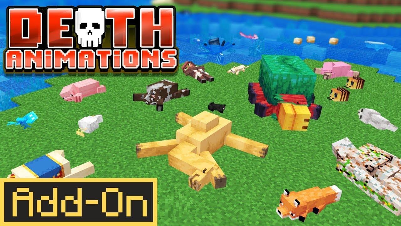 Death Animations Add-On by Logdotzip | CHUNK - Minecraft Bedrock ...
