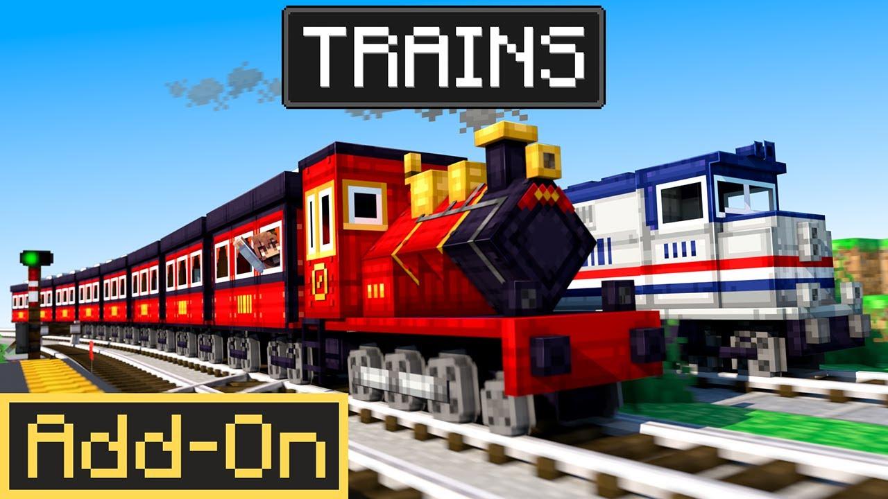 TRAINS by Podcrash | CHUNK - Minecraft Bedrock Marketplace Explorer