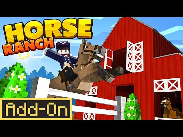 Horse Ranch by Cleverlike | CHUNK - Minecraft Bedrock Marketplace Explorer