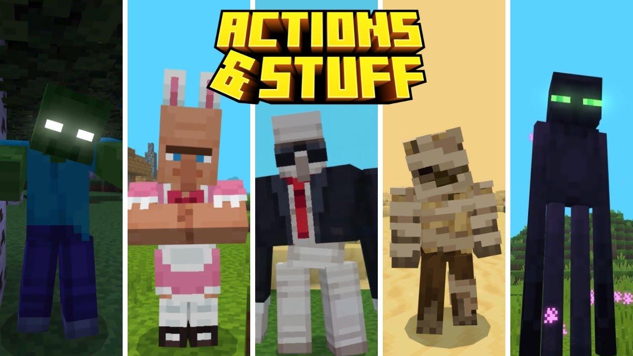 Actions & Stuff por Oreville Studios | CHUNK - Minecraft Explorador do ...